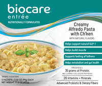 Creamy Alfredo Pasta with Ch'ken High Protein Meal (5 Count)
