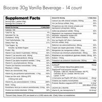 30G Protein Vanilla Biocare Dietary Beverage (14 Servings)