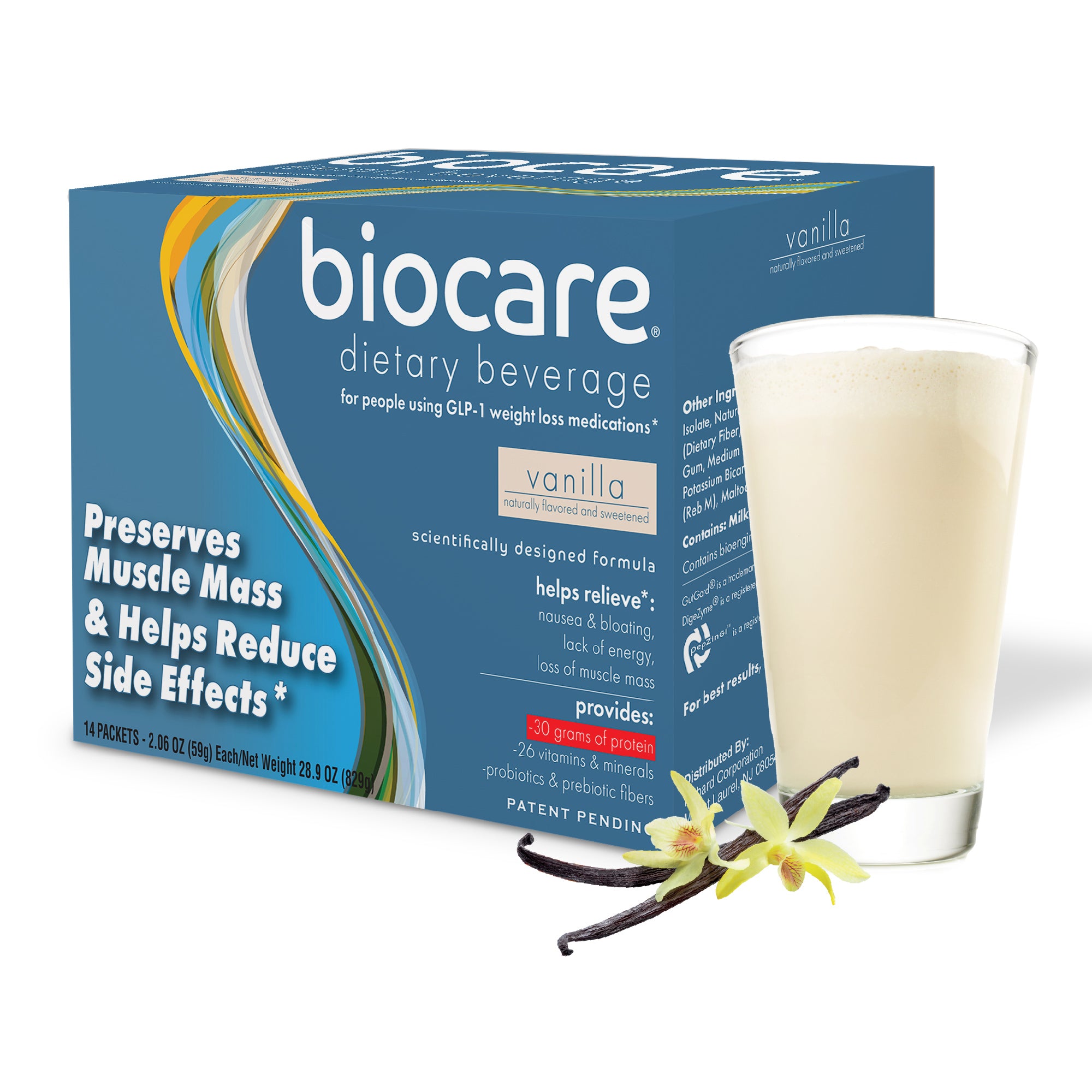 30G Protein Vanilla Biocare Dietary Beverage (14-Count) 30G Protein Vanilla Biocare Dietary Beverage (14-Count)