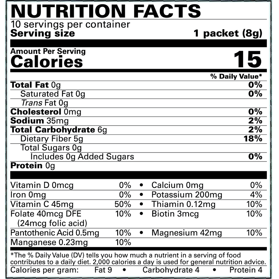 Fulfill Mixed Fruit Daily Enhancer Fiber Hydration Drink with 5g Fiber (10-Count)