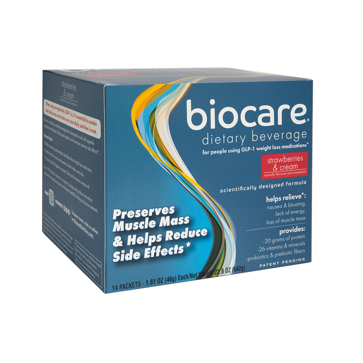 Image of Biocare Nutrition GLP-1 Probiotic Protein Shake for Zepbound Bloating and Nausea