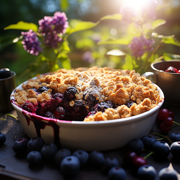 Blueberry Crumble recipe
