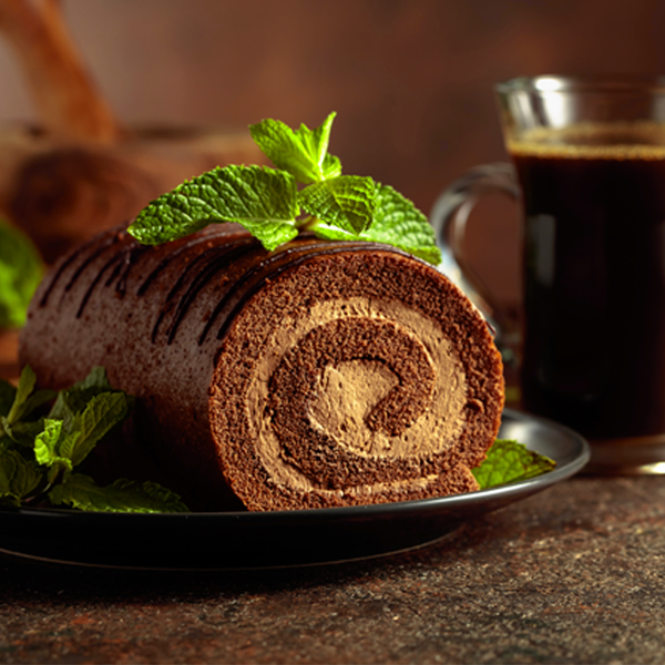 Chocolate Mocha Cream Roll recipe