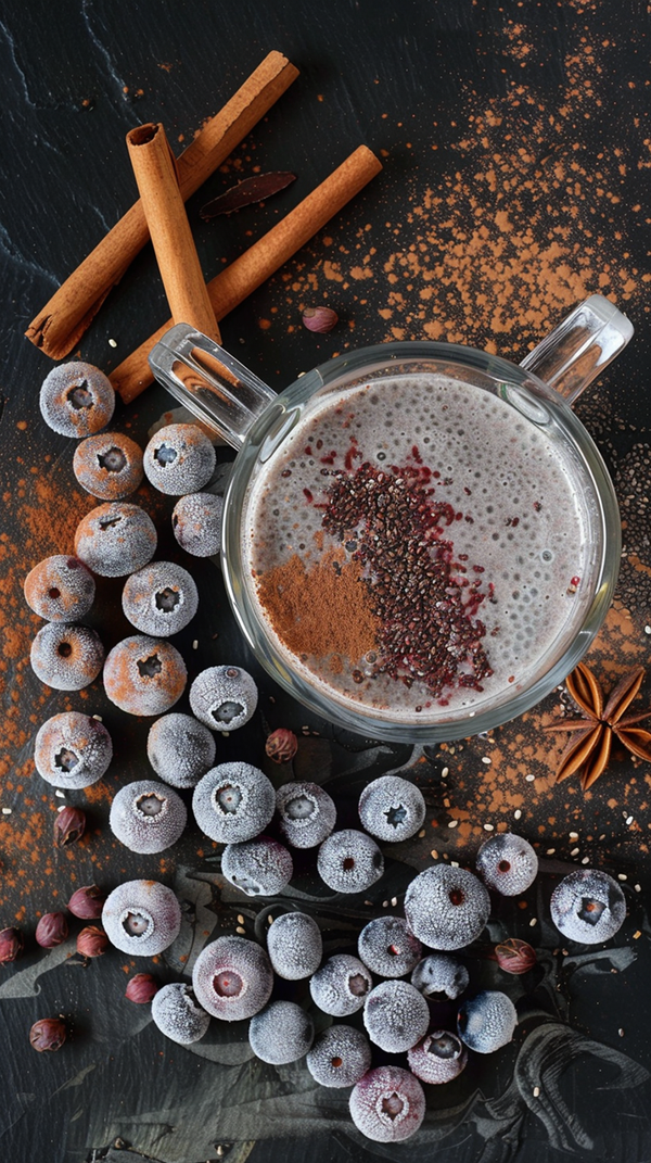 Biocare Chocolate Berry Smoothie recipe